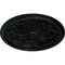 Ekena Millwork Kaya Ceiling Medallion (Fits Canopies up to 5 1/4"), Hand-Painted Jet Black, 23 5/8"OD x 1 1/2"P CM23KABLF - alternate 2